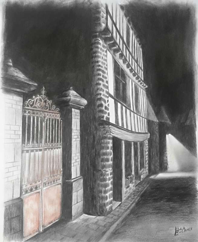Uzerche by night